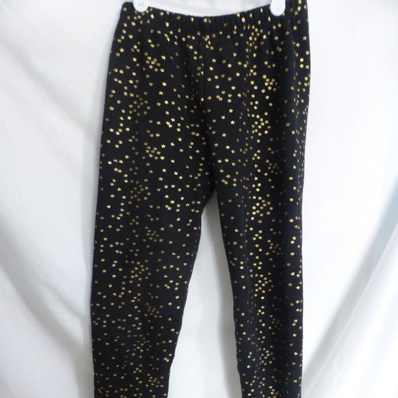 GAP KIDS, 14-16, black sweatpants with gold stars